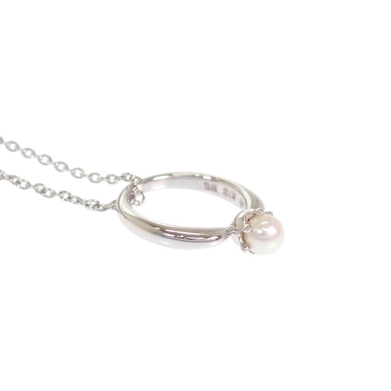 TASAKI Ожерелье K18 белое золото Женщины