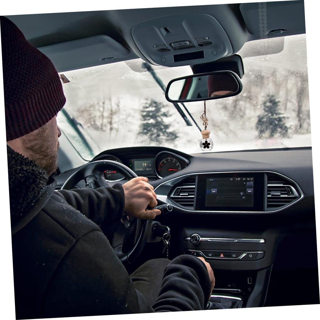 LIFKOME 1Pc Pendant Glass Pendant Glass Car Interior Interior Rear View Mirror Pendant Car