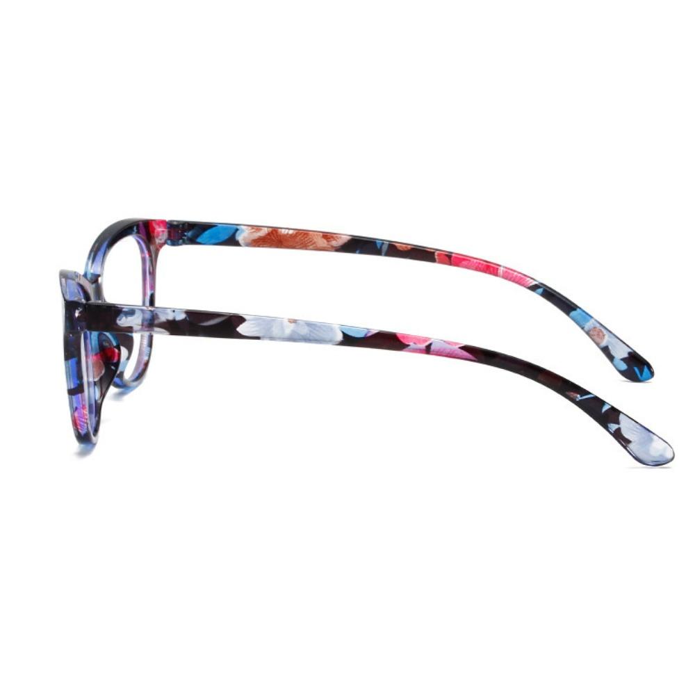 Flower Farsightedness Reading Glasses Anti Blue-ray Finished Far Sight Eyeglasses The Aged