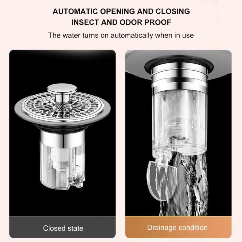 Sink Strainers Anticlogging Drain Stopper Basins Drain Filter Hair Catcher Drain Filter Bounce Cores Bathtubs Stopper