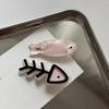 Japanese Cute Fish Bone Bangs Clip for Girls - Original Fun Hair Accessory
