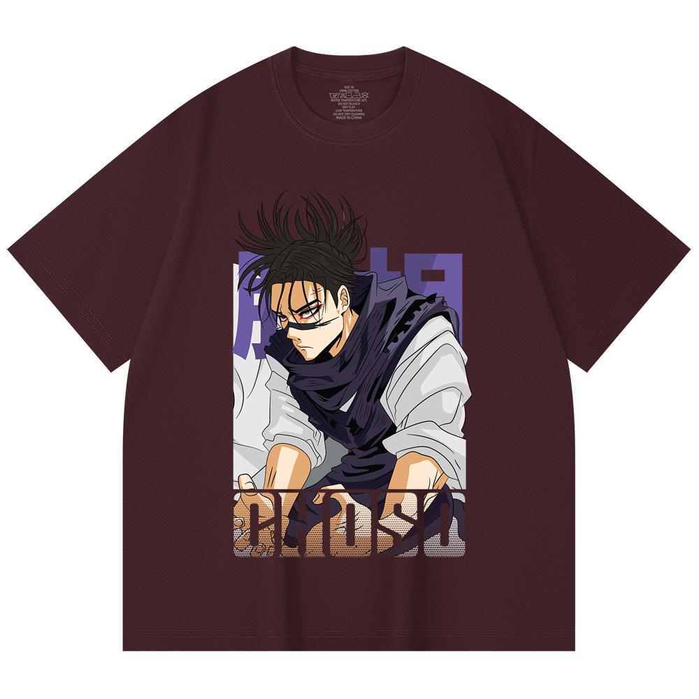 230 Gsm 100% Cotton Jujutsu Kaisen V29 Choso Print Unisex Heavy Cotton T Shirt
