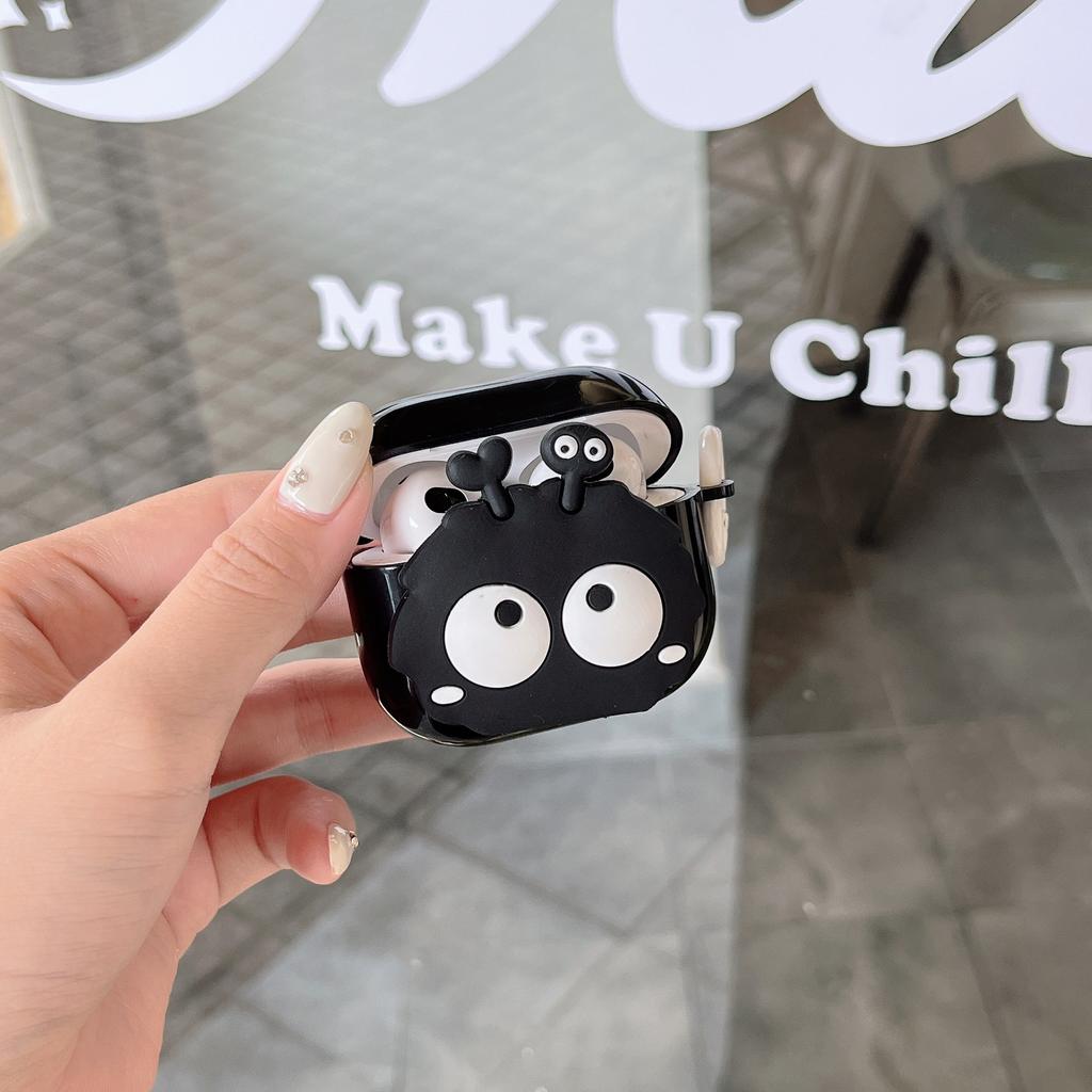 Small black carbon briquettes AirPods 1 earphone case for apple wireless bluetooth 1/1 generation earphone case pro