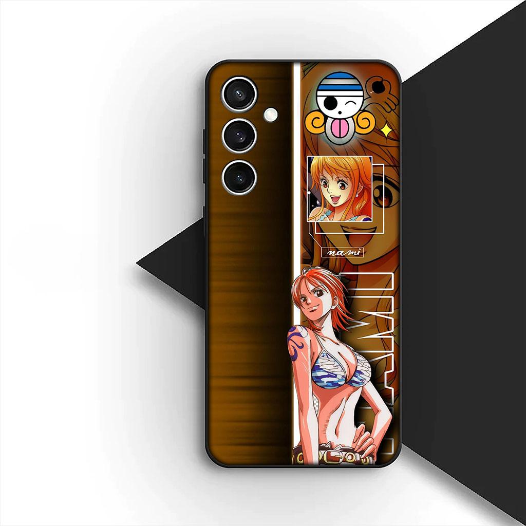 Roronoa Zoro Nami One Luffy Pieces Phone Cover for Samsung Galaxy S10 S8 S9 Plus A33 A34 A31 70 A71 A72 Note 20 9 8 S10E Case