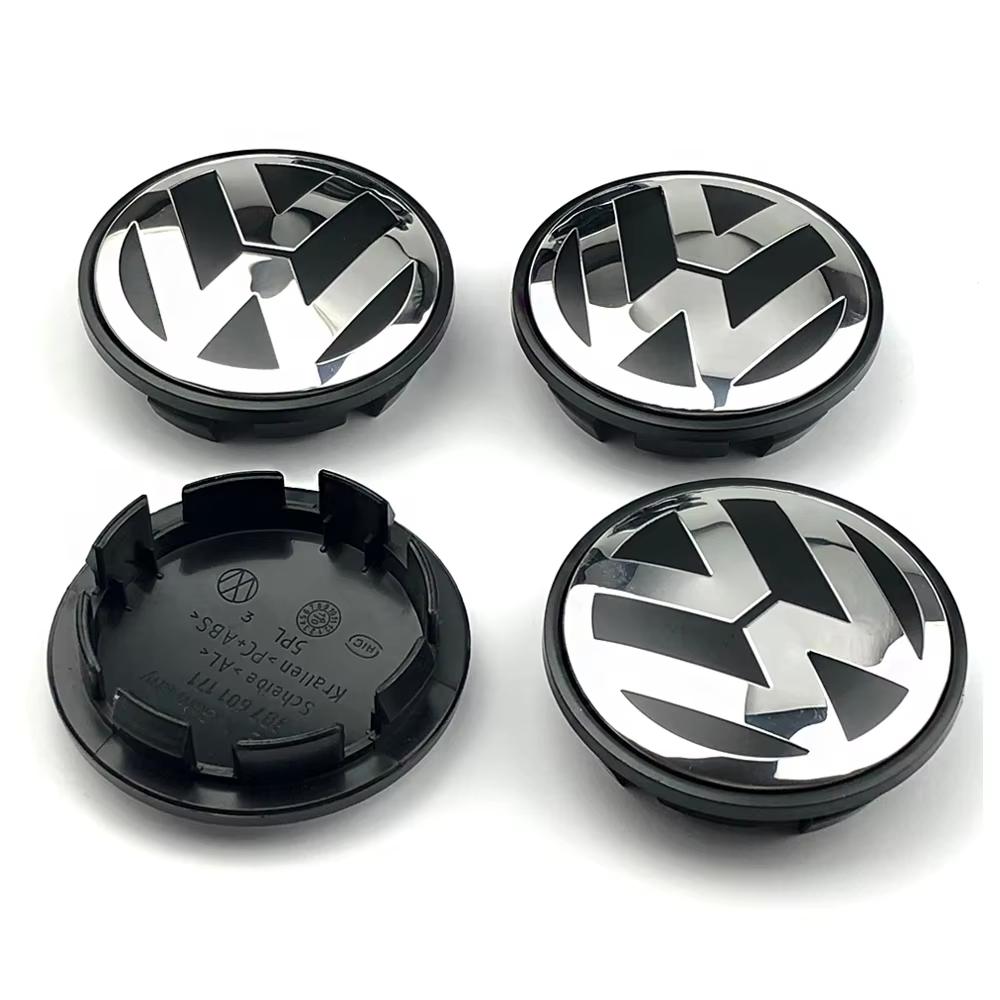 Volkswagen Car Wheel Center Hub Caps accessories 4pcs 55 56 65 70mm for VW Golf Polo Passat T-roc CC B5 B6 B7 Jetta center cover EA1