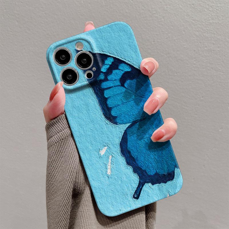 Shiny Butterfly Phone Case for Oppo Realme C75 C63 C65 C67 C53 C55 C35 C33 C20 C21Y C30S 9 9i 8 8i Pro Plus 4G 5G Hard PC Cover