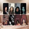 Чехол для телефона актрисы М-Меган Фокс Черный Силикон Мягкий Для Samsung S25,S24,S21,S22,S23,S30,Ultra,S20,Plus,Fe,Lite