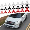 ABS Автомобильный передний задний значок решетки эмблема для Mitsubishi Ralliart Lancer ASX Colt Pajero Outlander Eclipse Delica EVO Grandis Colt