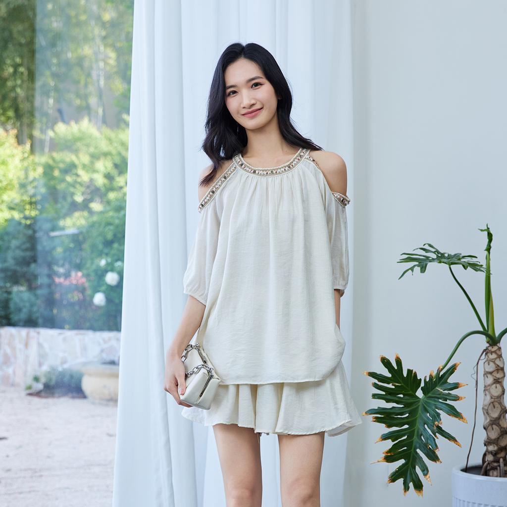 MIXMAX Casual Versatile Temperament Fashionable Age Reducing and Slimming Set