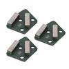 3Pcs Diamond Grinding Shoes Trapezoid Concrete Floor Aggreesive Cutting 2 Long Teeth Green 80#