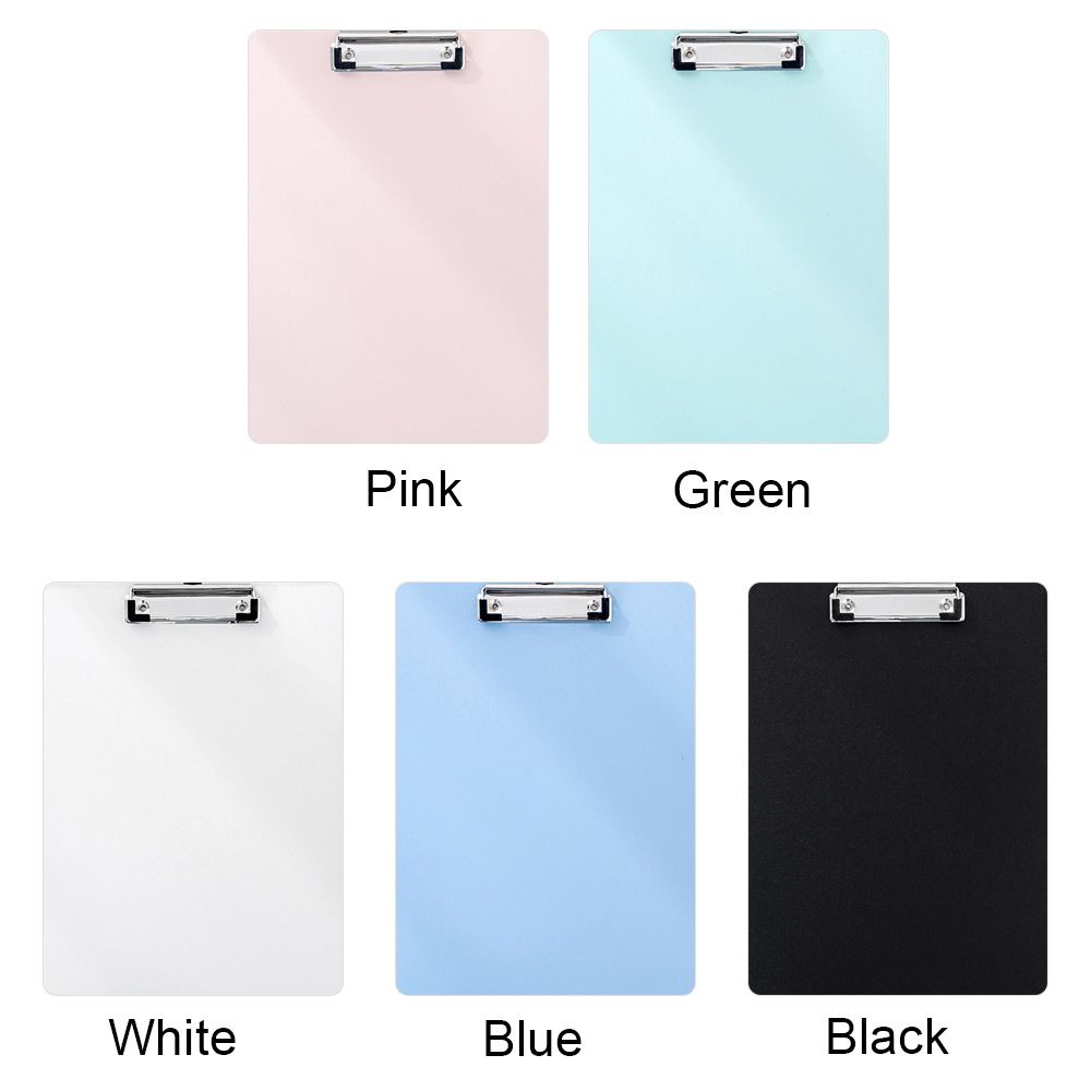 Thicken Office School Supplies Paper Holder A4 Folder Board Memo Pad Clip Clipboard Notebook File
