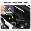 MXUI1 2pcs Car Water Cup Mats Carbon Fiber Coaster Non-Slip Pad For BMW M Performance E36 E46 E60 E90 E91 E92 E93 F30 F20