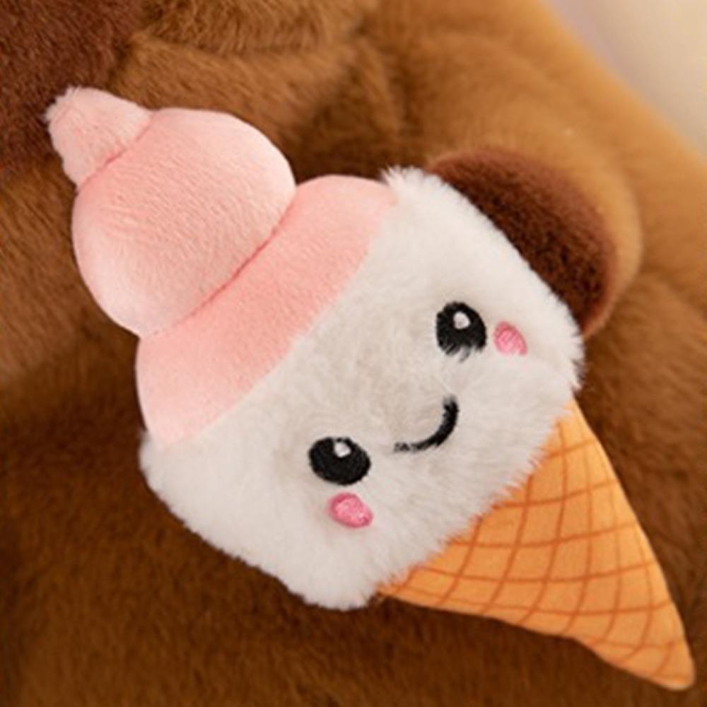 Плюшевая игрушка Капибара-мороженое, Пушистая капибара, Мягкая кукла, Прекрасная плюшевая кукла капибара, Подарок для друзей