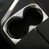 Interior Cup Holder For Peugeot 4008 5008 3008 GT 2017 2018 Matte Chrome Framing Styling Accessories