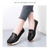 Женская удобная, легкая, дышащая искусственная кожа Face Four Seasons Universal Non Slip Casual Shoes - One Step Step Le Fu Shoes