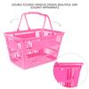 Basket Shopping Baskets Storage Handles Grocery Mall Cart Organizing Retail Kids Supermarket Sundries Store Vegetable Practical
