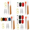 31/34/36/37 шт./набор Набор швейных инструментов Стальные швейные иглы с большим ушком Набор стальных швейных игл для начинающих Профессиональные Любители DIY