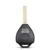 KEYYOU Replacement 3 Button Remote Car Key Shell Case Fob For Toyota Crown Entry Key Case Housing TOY43 /TOY48 Uncut Blade