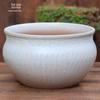 Yixing Handmade Coarse Pottery Medium Succulent Planter - Breathable Zisha Ceramic Ebony Tree Pot for Green Plants