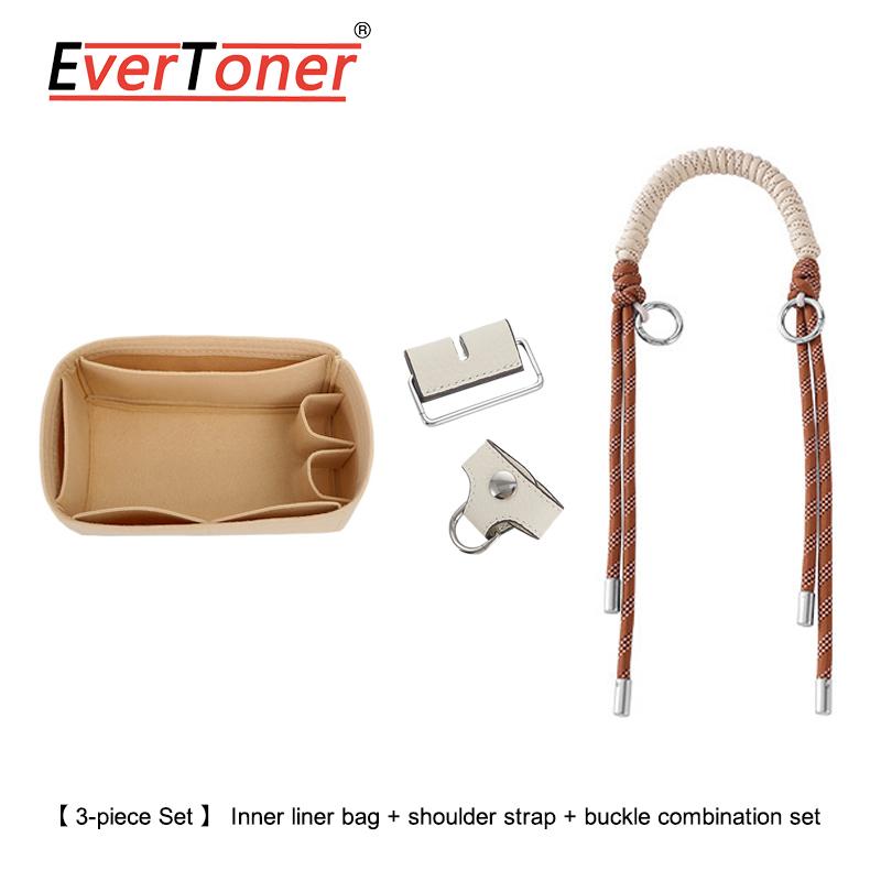 EverToner Модный Ручной Плетения Ремешок для Сумки-ланчбокса H, Модифицированная Пряжка/Внутренняя Подкладка, Универсальные Части Сумки, Аксессуары