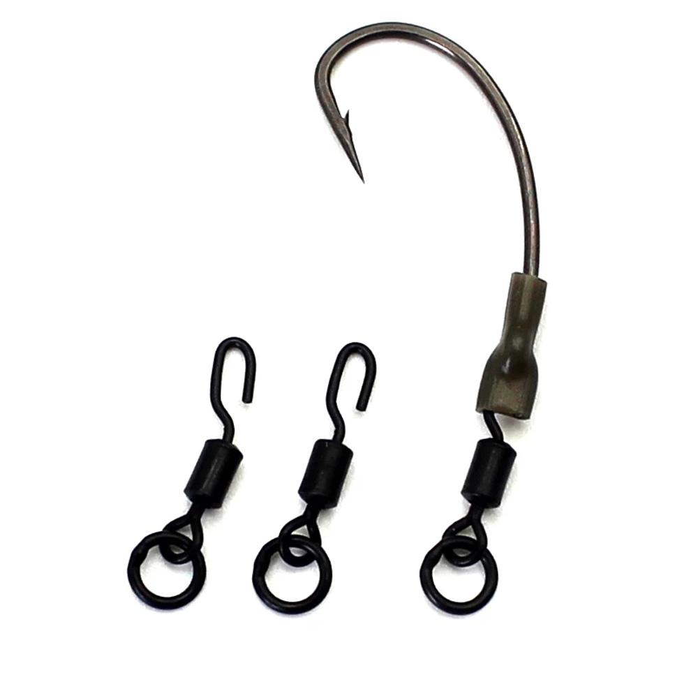 for Carp Rig Micro Hook Quick Change Spinner Swivels Spinner Rigs Swivel Tackle for Ronnie Rig