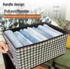 Houndstooth Foldable Wardrobe Storage Box