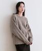 NOTIA Mild Round Neck Pullover - Beige