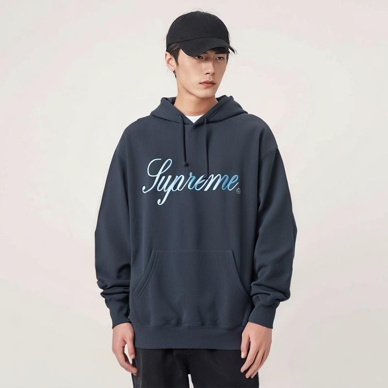 Supreme FW23 Week6 Raised Script Hoodie 'Black' Men's SUP-FW23-102