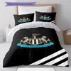 NUFC logo  Pattern Bedding Quilt Set Quilt Cover Pillowcase Home Decoration Birthday Gift (1 * duvet cover + 2 * pillowcase, without core)