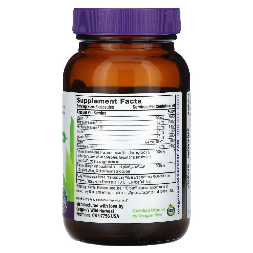 Oregon's Wild Harvest Deer Antler Plus, Veggie Caps, 60