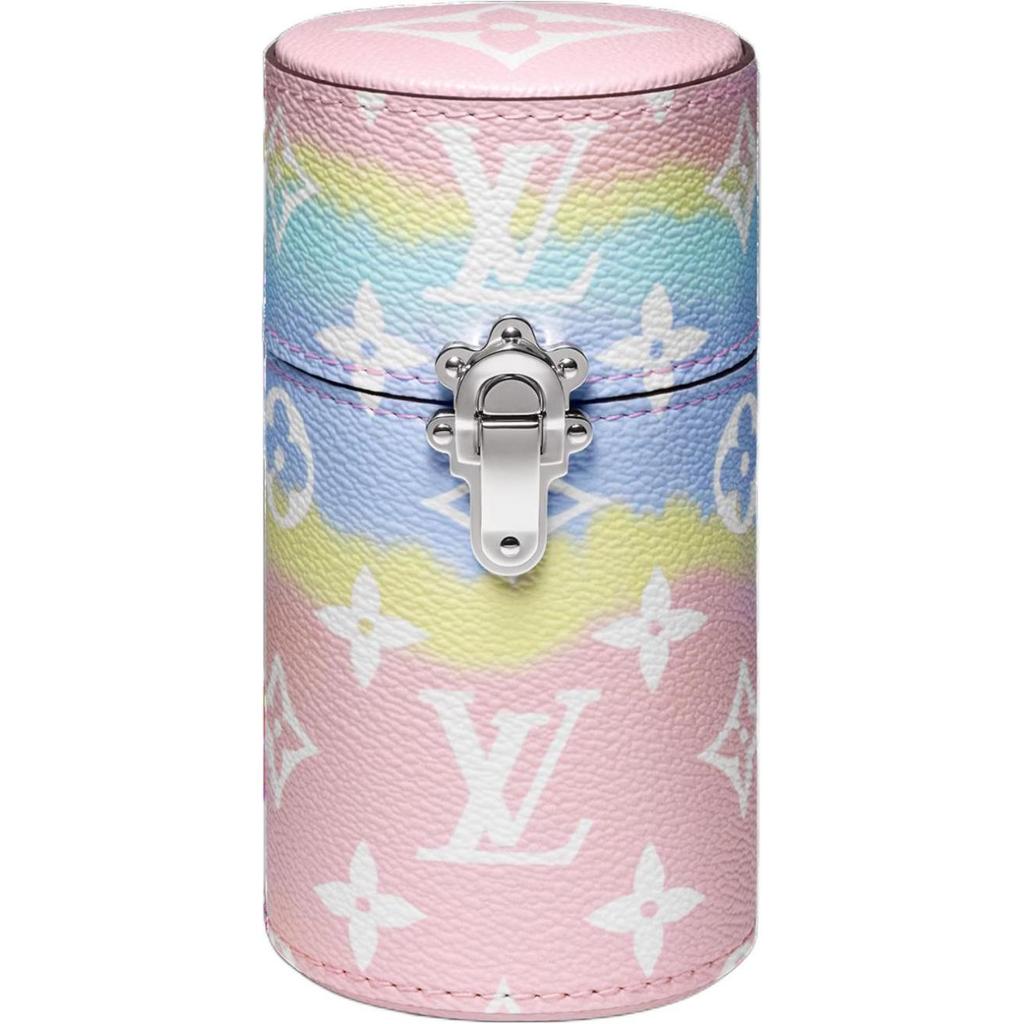 Louis Vuitton Lv Escale Серебряная латунная пряжка Монограммный холст Дорожная сумка для хранения Унисекс Дорожные сумки Розовый Мультиколор LS0383