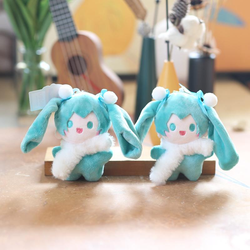 Cute Cute Hatsune Miku Doll Pendant Plush Toy Doll Cartoon Bag Hanging Ornament Keychain Doll