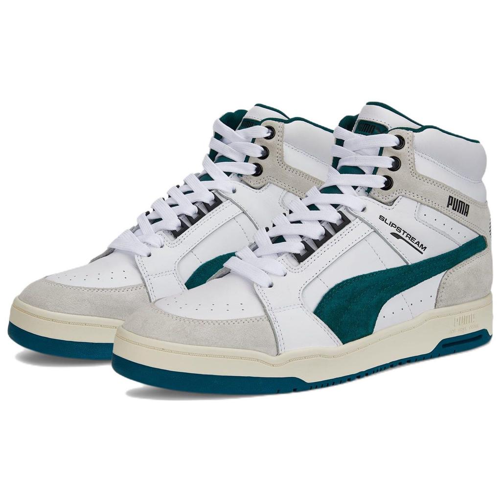 Puma Кеды Slipstream Mid Heritage Хайтопы Унисекс Белый Зеленый 386545-02