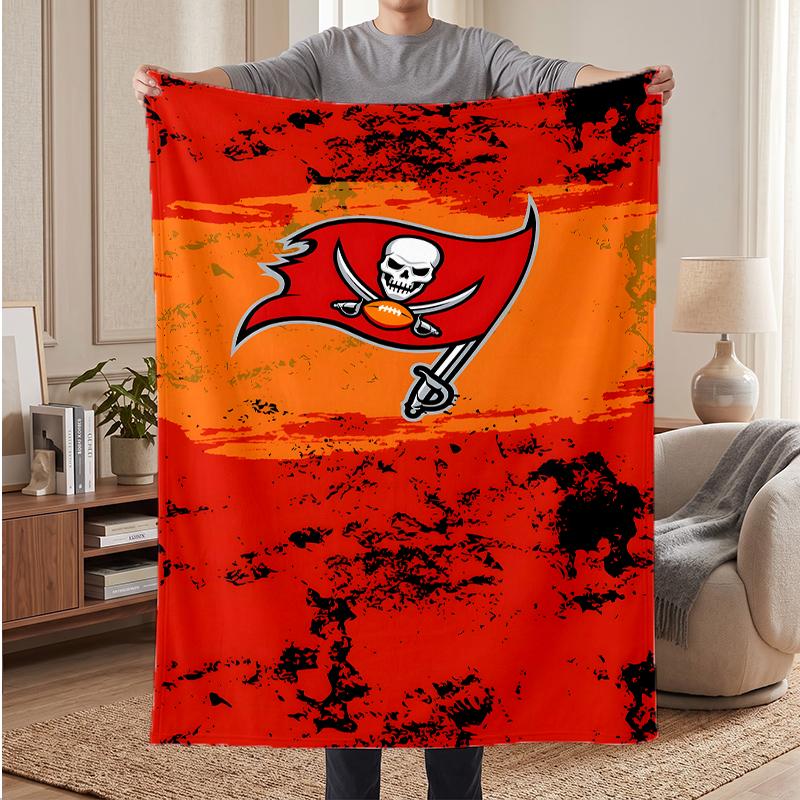 Tampa Bay Buccaneers Soft Warm Flannel Blankets Comfortable Blanket for Home Decoration Gifting