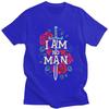 I Am No Man T Shirt for Men Funny Joke Sarcastic Quotes Tshirt Fashion Summer Style Short Sleeve Tee Shirt Clothing