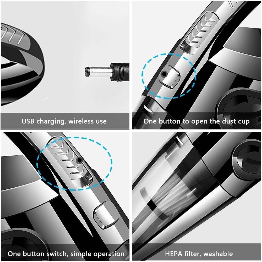 НОВЫЙ портативный пылесос 3-в-1, пылесос для влажной и сухой уборки, ручной пылесборник, пылесос для дома и автомобиля, инструмент для чистки автомобиля