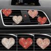 Автомобильный зажим для воздуховода Автомобильный бриллиантовый зажим для духов Love Heart Ароматизатор воздуха Освежитель воздуха Декор для автомобиля Аксессуары для автомобиля