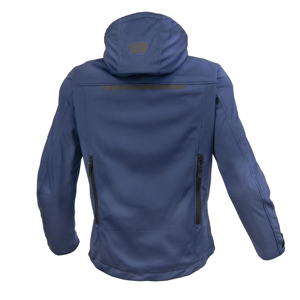 KOMINE Защитная мягкая куртка-парка для мотоциклов Neo Navy XL JK-6022