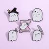 Enamel Little Ghost Brooch Zinc Zinc Alloy  Clothing Accessories   Halloween Decoration