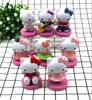 Набор мини-фигурок Hello Kitty из восьми штук, милые мультяшные миниатюры Kt, топперы для торта, подарок