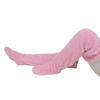 1 Pair Winter Floor Socks Thickened Coral Fleece High-tube Double Warmth Protects Knee Joints Anti-slip Long Socks Holiday Gift Warm Leg Socks