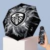 Leeds United Футбольный узор Печатный Мини 5 Складок 8 Спиц Компактный Зонт Ветрозащитный Водонепроницаемый Легкий Портативный Складной