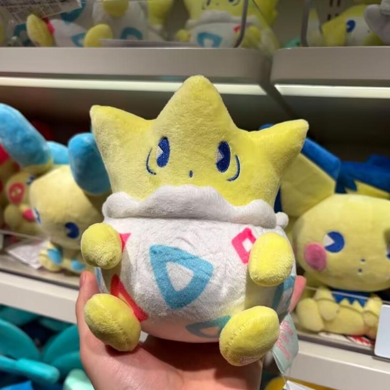 Genuine Plush Doll Refreshing Soda Series Soft Stuffed Collectible Oddish Chikorita Jirachi Pichu Togepi Squishy Toys