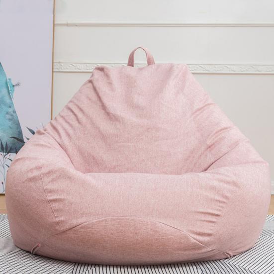 Bean Bag Cover No Filler Removable Bean Bag Chair Cover Washable Solid Color Sofa Cover for Bedroom Living Room Beanbag Chair