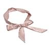 Women Belt Smooth Satin Lace-up Bowknot Decorative Belt Adjustable Length Bow Tie Design Formal