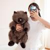Siamese Cat Plush Toy - Soft Fluffy Stuffed Kitten Doll Realistic Furry Animal Sofa Home Decor Birthday Gift For Women Girls