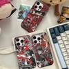 Чехол для телефона Persona 5 с гофрированной полоской для iPhone 17 16 15 14 13 12 11 Pro Max Plus Pro, противоударный чехол
