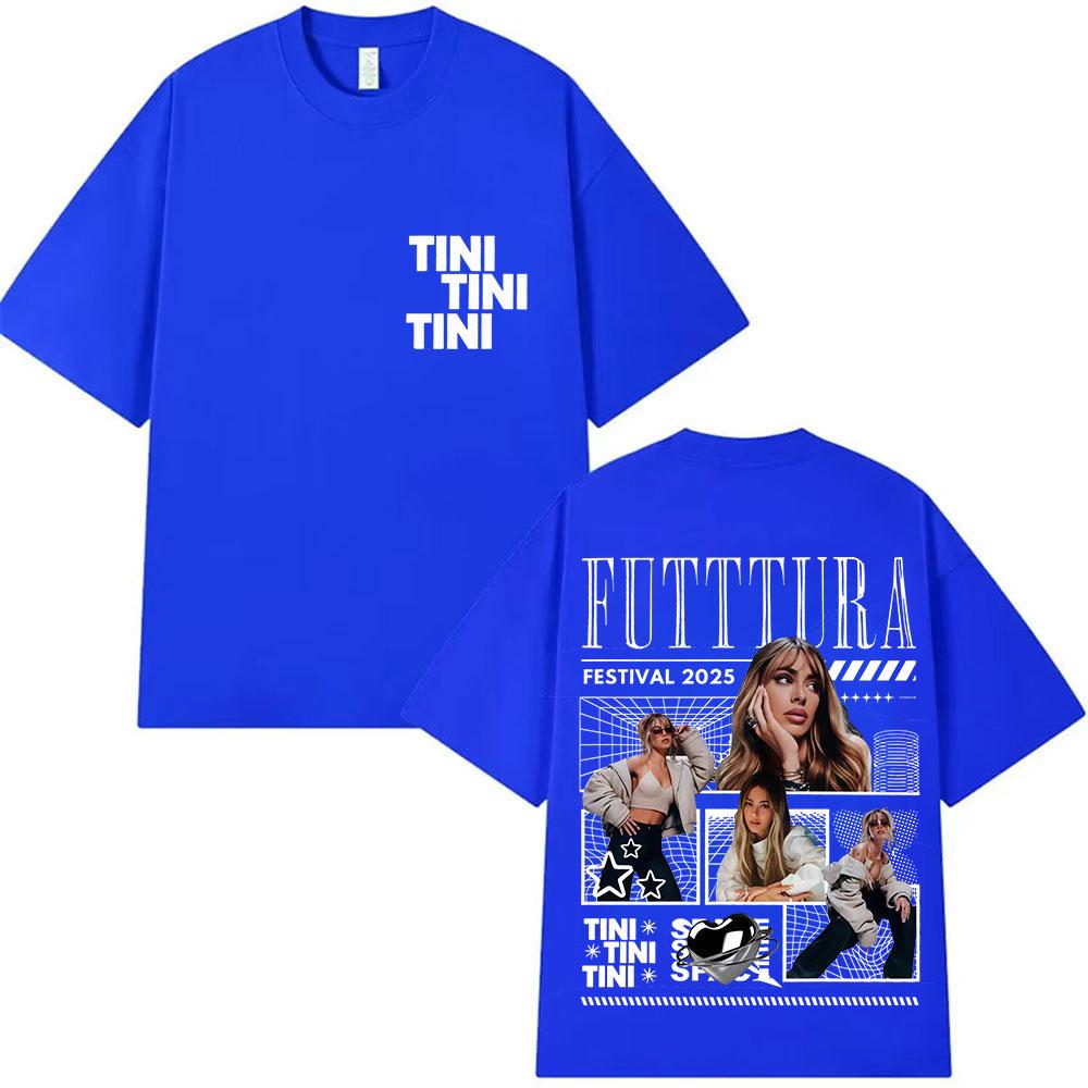 Singer TINI STOESSELs Future Tour Album 2026 Tshirt for Men and Womens Fashion Summer Print 100 Pure Cotton Tshirt