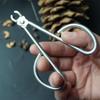 2Pcs Classic Simple Pine Nut Clamp Practical with Pine Nut Pliers Nut Clamp Labor-saving Durable Pine Nut Opener