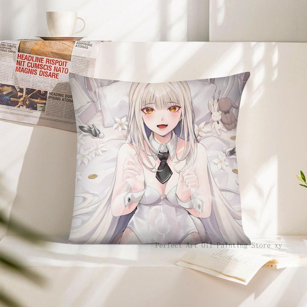 NIKKE Goddess Of Victory Игровая наволочка Модная квадратная наволочка Спальня Диван Комната Внутреннее украшение Чехол для подушки для отдыха 40x40